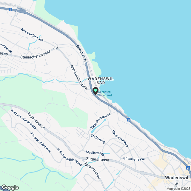 ERSTVERMIETUNG "AuPark" - Wohnen am Zürichsee - Karte