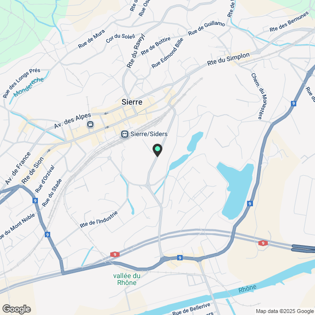 NEUE 2.5-ZIMMER-WOHNUNG IM 2. STOCK IN SIERRE - Karte