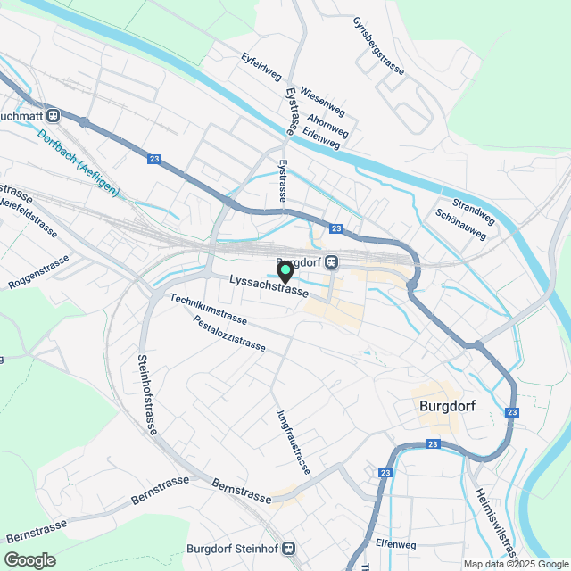 Aebi Areal Baufeld K - Karte
