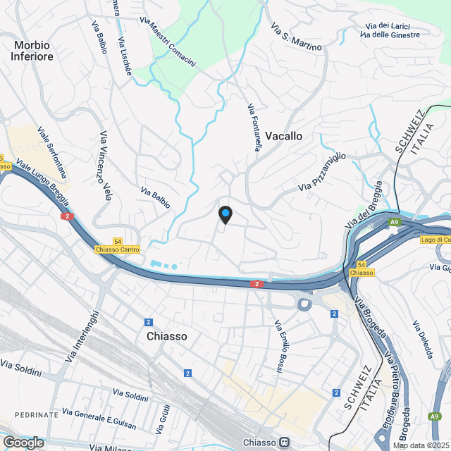 Nuovo appartamento 3.5 locali a Vacallo - Karte