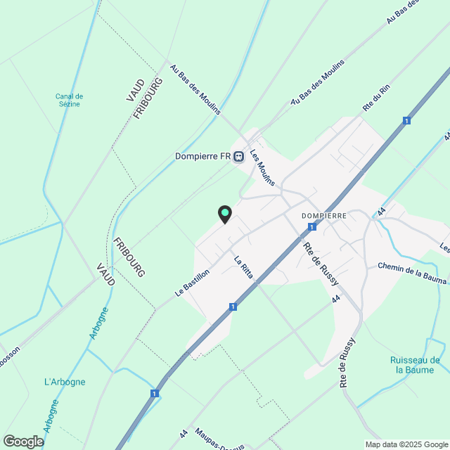 3 ½ Zimmer-Wohnung in Domdidier mieten - Karte