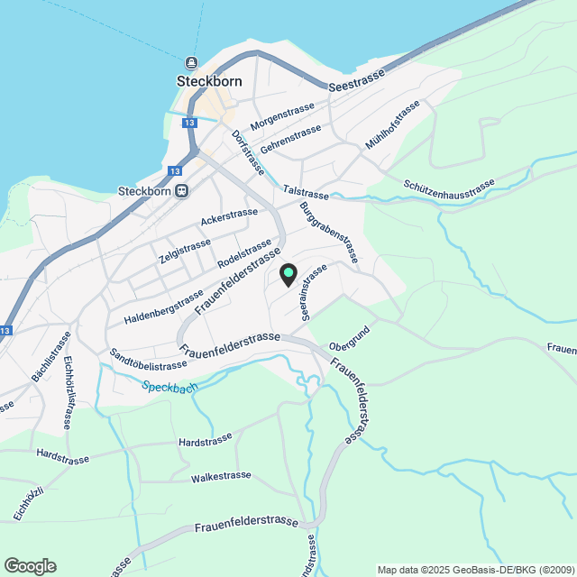 Steckborn, Zimmer mit Bad im Haus der Kristalle - Karte