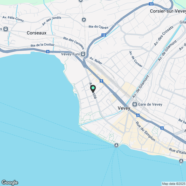 Schönes 4.5-Zimmer-Apartment, 2 Schritte vom Genfer See entfernt - Karte