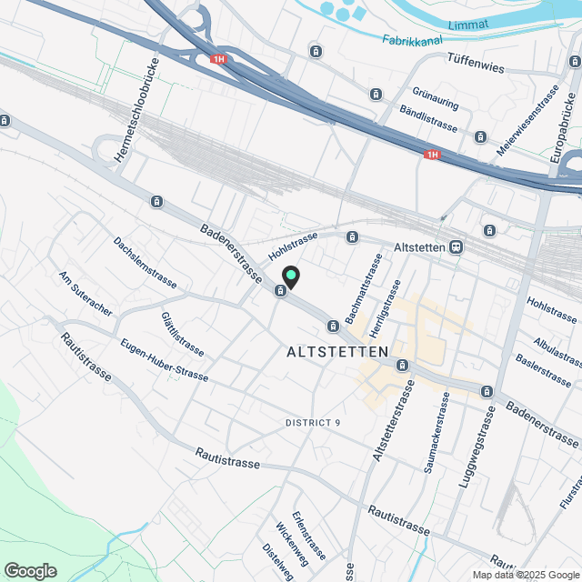Grosse Loft Atelierwohnung - Karte