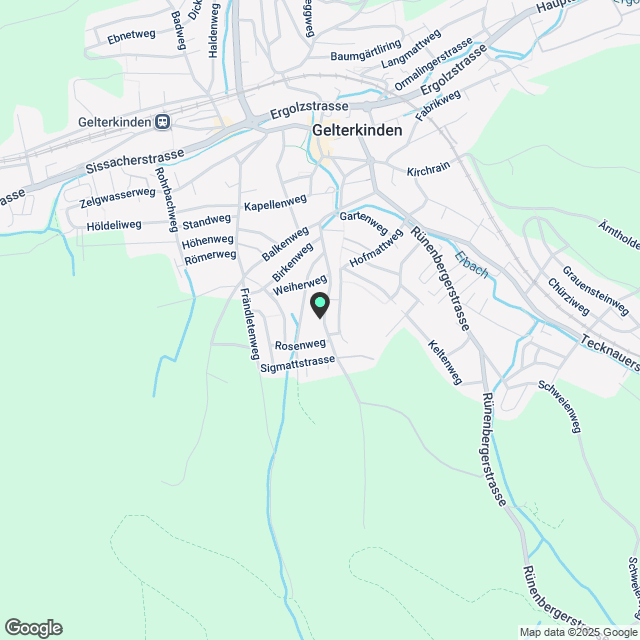 Exklusive 3.5-Zimmer-Attikawohnung in Gelterkinden - Neubau 2025 - Karte