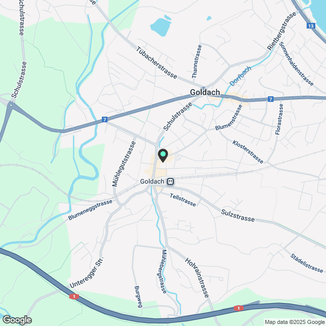 Wohnen im Zentrum von Goldach - Karte