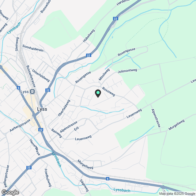 Modern, im Grünen und doch nicht ''ab von der Welt''? - Karte