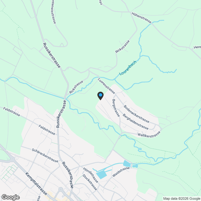 Zauberflöte - 3 Einfamilienhäuser in Pfäffikon ZH - Karte