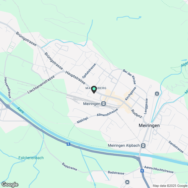 Gemütliche 3½-Zimmer-Wohnung mit schönem Balkon im Zentrum von Meir... - Karte