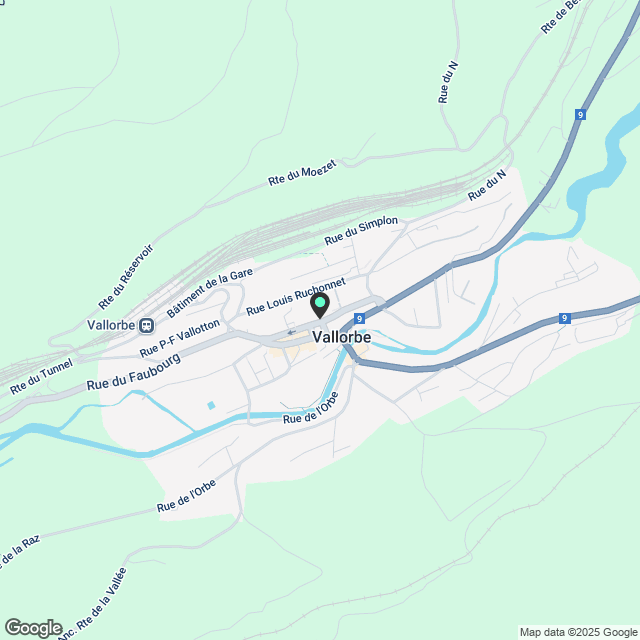 5 ½ Zimmer-Wohnung in Vallorbe mieten - Karte