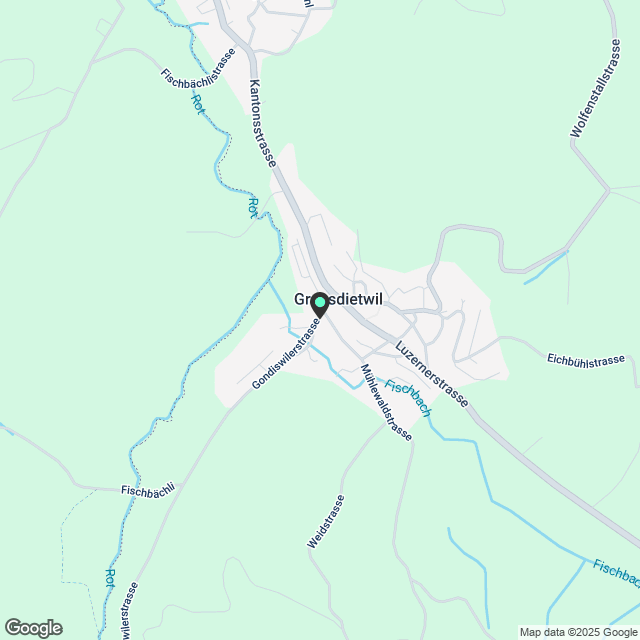 Moderne 3.5-Zimmer-Wohnung in ruhiger Lage in Grossdietwil - Karte