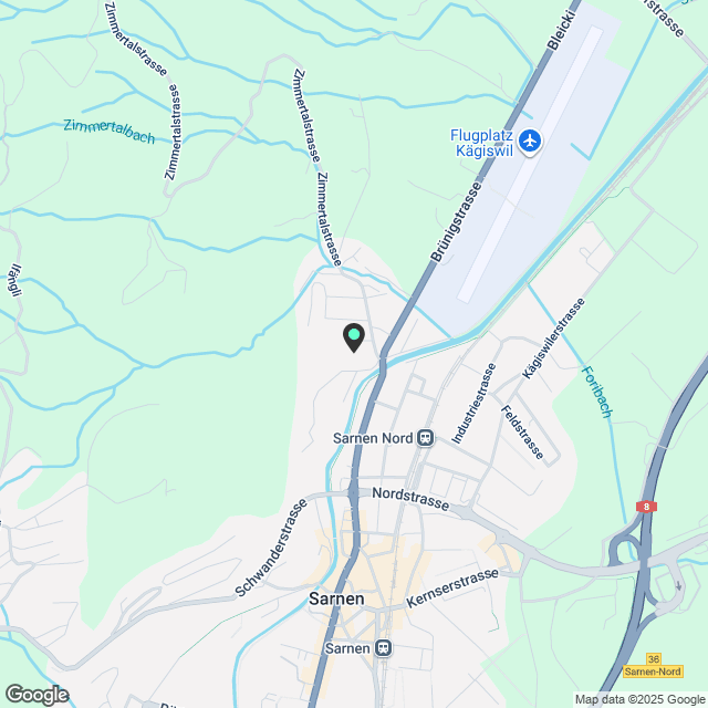 Erstvermietung Wohnüberbauung Matten Sarnen - Karte