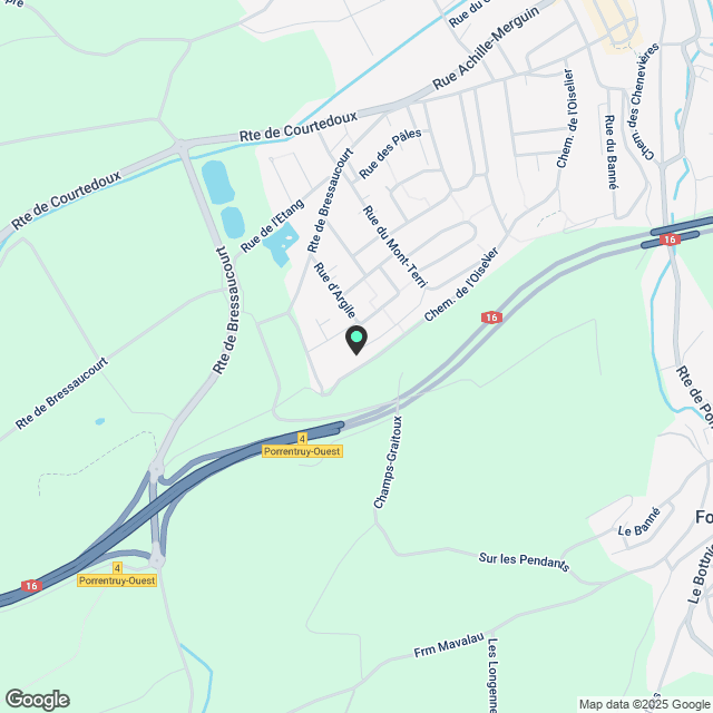 Appartement de 4,5 pièces de haut standing avec ascenseur - Karte