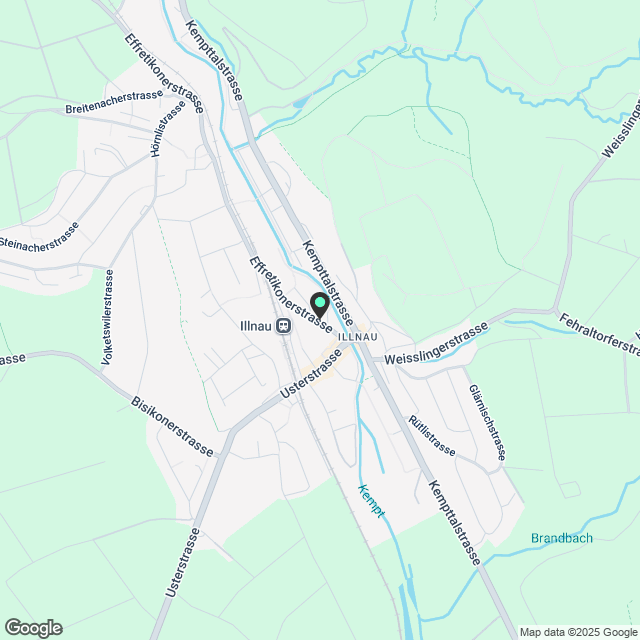 Moderne 3.5-Zimmer-Wohnung mit Balkon in Illnau - Karte