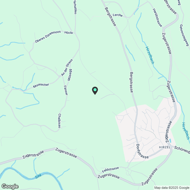 Wunderschöne Maisonette-Gartenwohnung im Hirzel - Karte