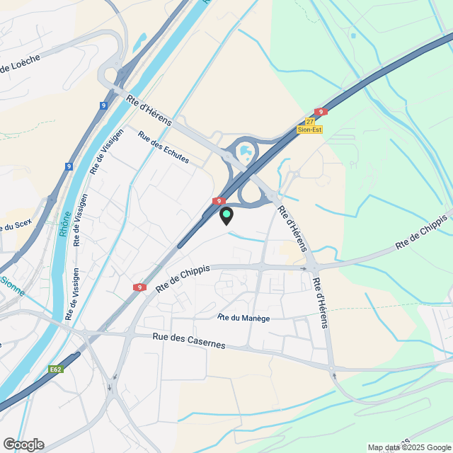 1 Zimmer-Loft in Sion mieten - Karte