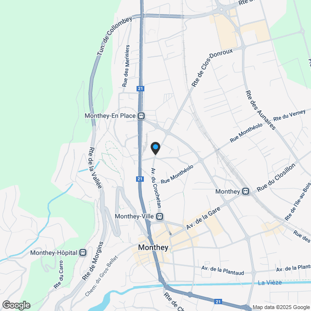 2 ½ Zimmer-Wohnung in Monthey kaufen - Karte