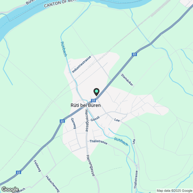 Rüti bei Büren: 3 1/2-Zi-Erstvermietung Ost - Karte