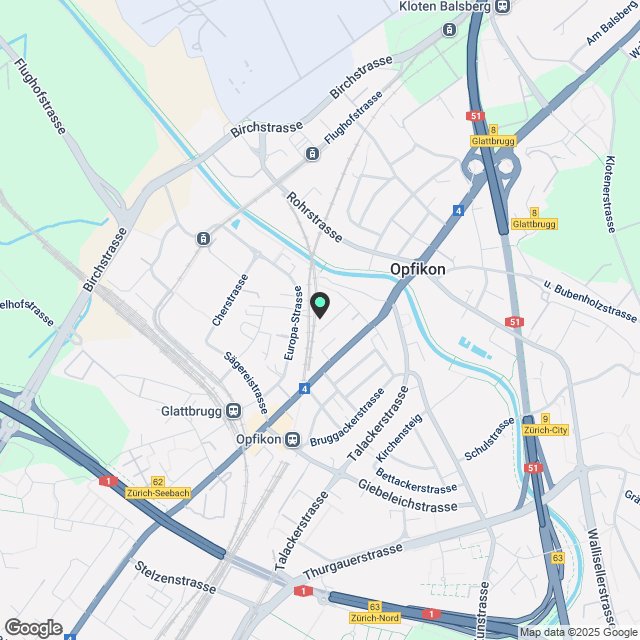 3 ½ Zimmer-Wohnung in Opfikon mieten - Karte
