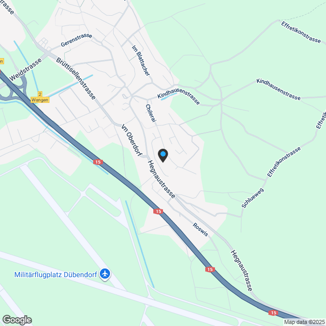 Exklusive 4.5-Zimmer-Attikawohnung in Wangen - Karte