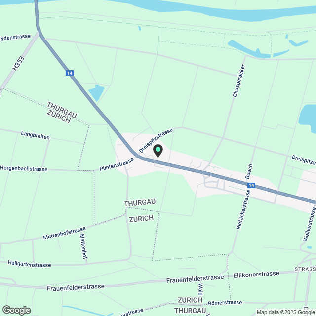 Moderne 4.5-Zimmer-Duplex-Wohnung in Frauenfeld - Karte