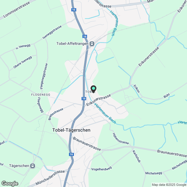 charmante 3.5-Zimmerwohnung "ännet em Dorfbach" - Karte