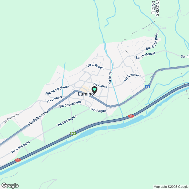 Erste Miete 2.5 Zimmer mit großer Terrasse in Lumino - Karte