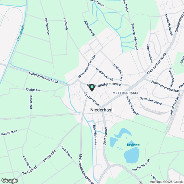 5 ½ Zimmer-Wohnung in Niederhasli mieten - Karte