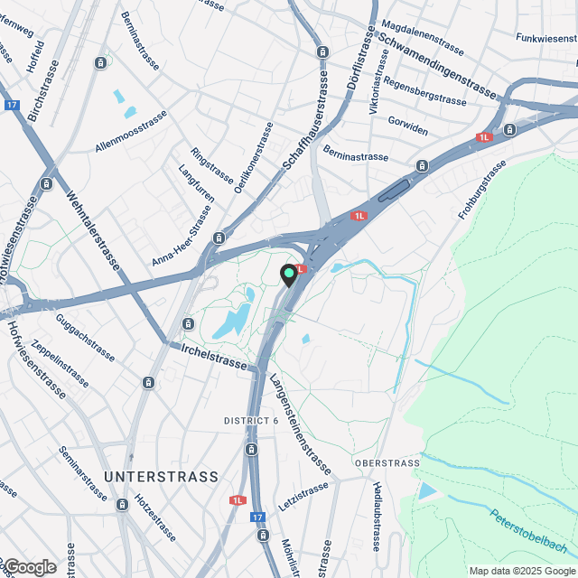 Erstvermietung im Kreis 11 in Zürich - Karte