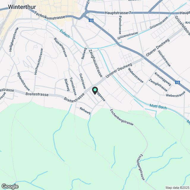 BOSCO: 5.0-Zimmer-Reiheneinfamilienhaus in Winterthur - Karte