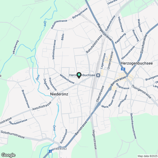 Attikawohnung in Herzogenbuchsee - Karte