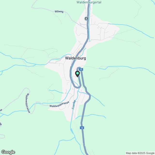 Moderne 2.5-Zimmer-Attika -Wohnung mit Bergblick in Waldenburg - Karte
