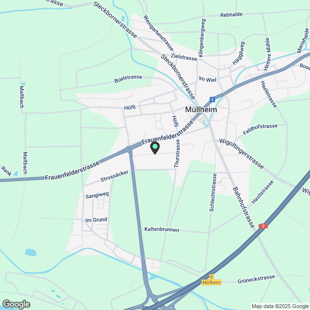 Erstbezug Attikawohnung Rosengarten - Karte