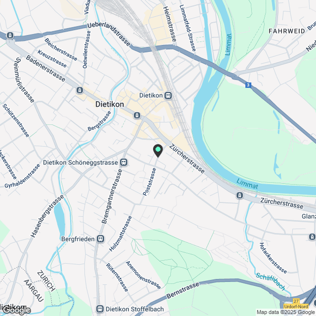 AB 31.10!! Modern 2.5-Zimmer-Wohnung in Dietikon Neubau 2024 - Karte