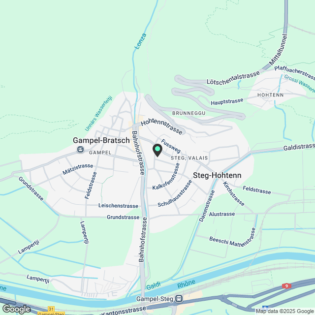 Zentral gelegene und attraktive 4.5-Zimmerwohnung in Steg - Karte