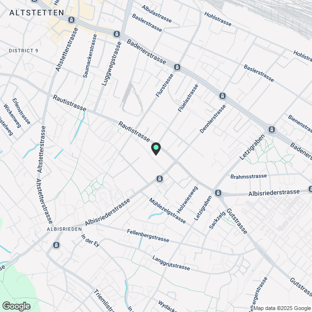 4.5 Zimmer Wohnung Erstvermietung Neubau in Albisrieden - Karte