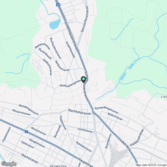 Moderne Attikawohnung zwischen Natur und Stadtzentrum - Karte