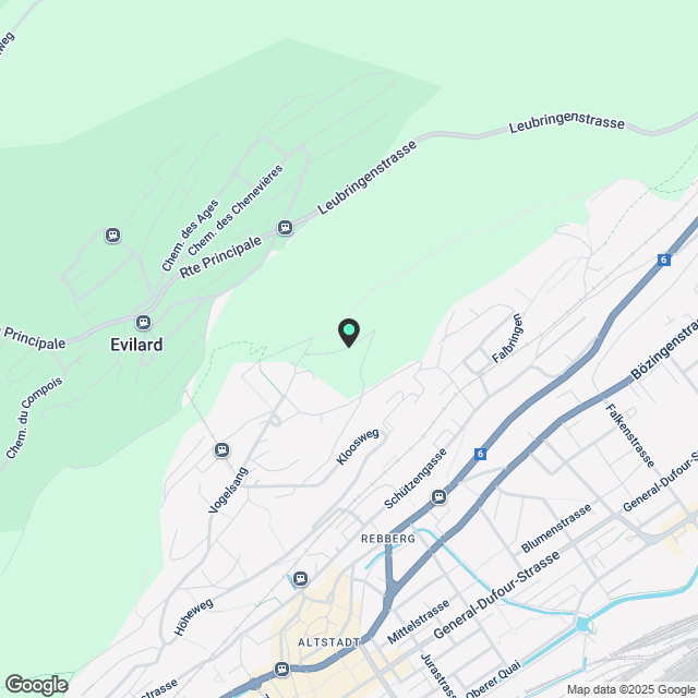 Neu sanierte 2.5-Zimmerwohnung in der Bieler Altstadt - Karte