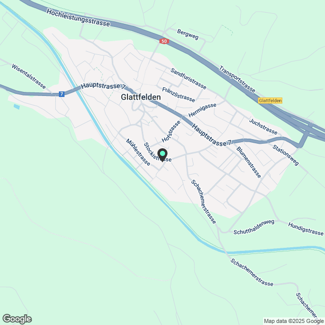 Stilvolle Neubauwohnung mit Gartensitzplatz im Herzen von Glattfelden - Karte