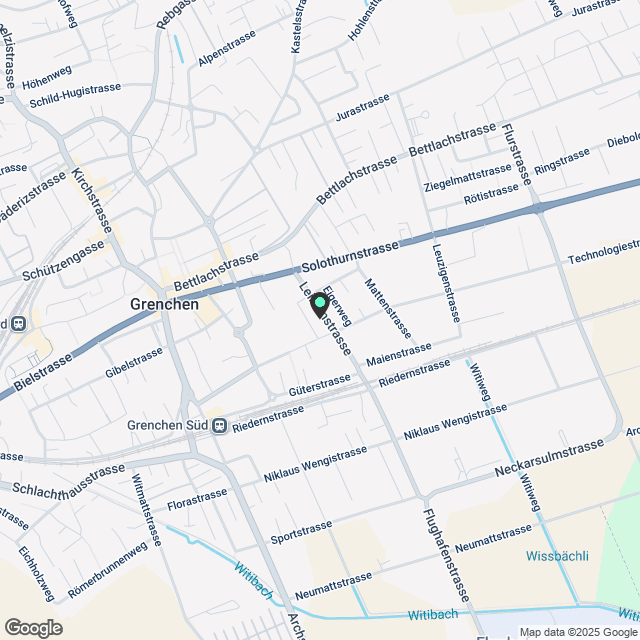 Neubau-Erstbezug – stilvolles Wohnen an zentraler Lage in Grenchen - Karte