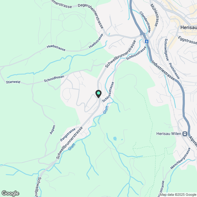 Moderne Wohnungen in Herisau – Nähe St. Gallen und Bodensee - Karte