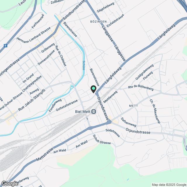 Einzigartige 3.5-Zimmerwohnung mit Loggia und privater Terrasse - Karte