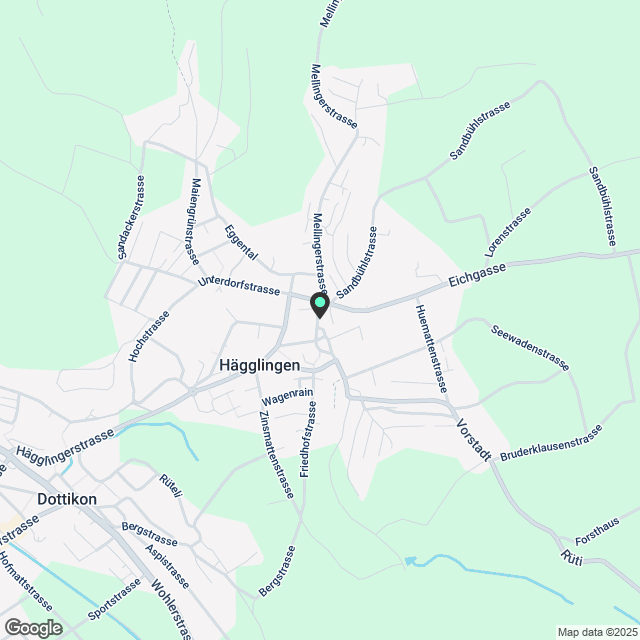 Gemütliche 3.5 -Zimmerwohnung in Hägglingen - Karte