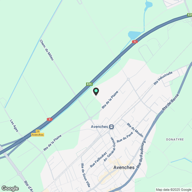 Appartement top 2.5 pièces flambant neuf à Avenches-Milavy - Karte