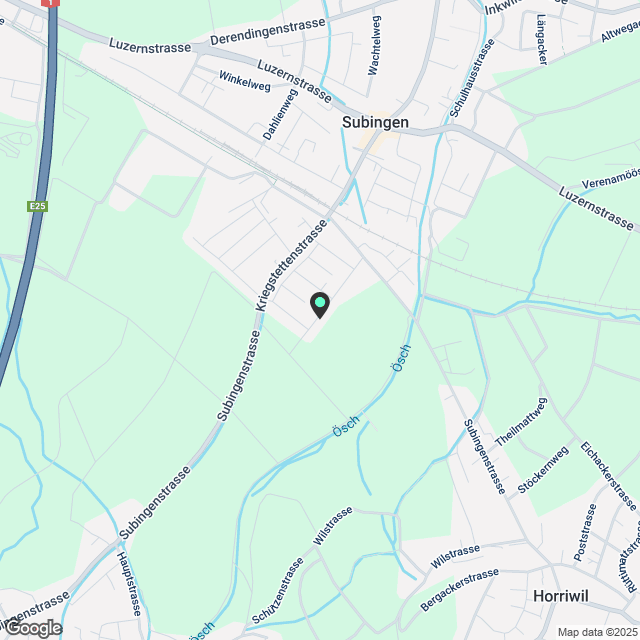 Exklusive 3.5-Zimmerwohnung an ruhiger, unverbauter Lage - Karte