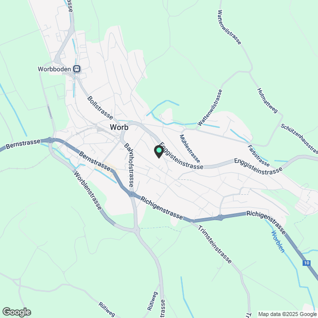 4 ½ Zimmer-Wohnung in Worb mieten - Karte