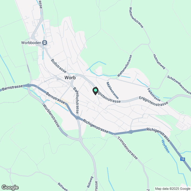 2 ½ Zimmer-Wohnung in Worb mieten - Karte