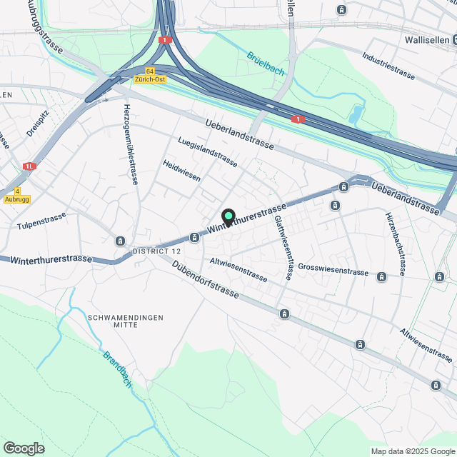 Wohnkomfort an bester Lage in Schwamendingen - Karte