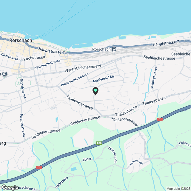 Erstbezug in Rorschach an ausgezeichneter Hanglage - Karte
