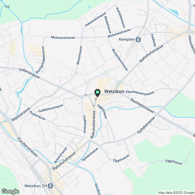 Erstbezug 2.5 Zimmerwohnung in Wetzikon - Karte